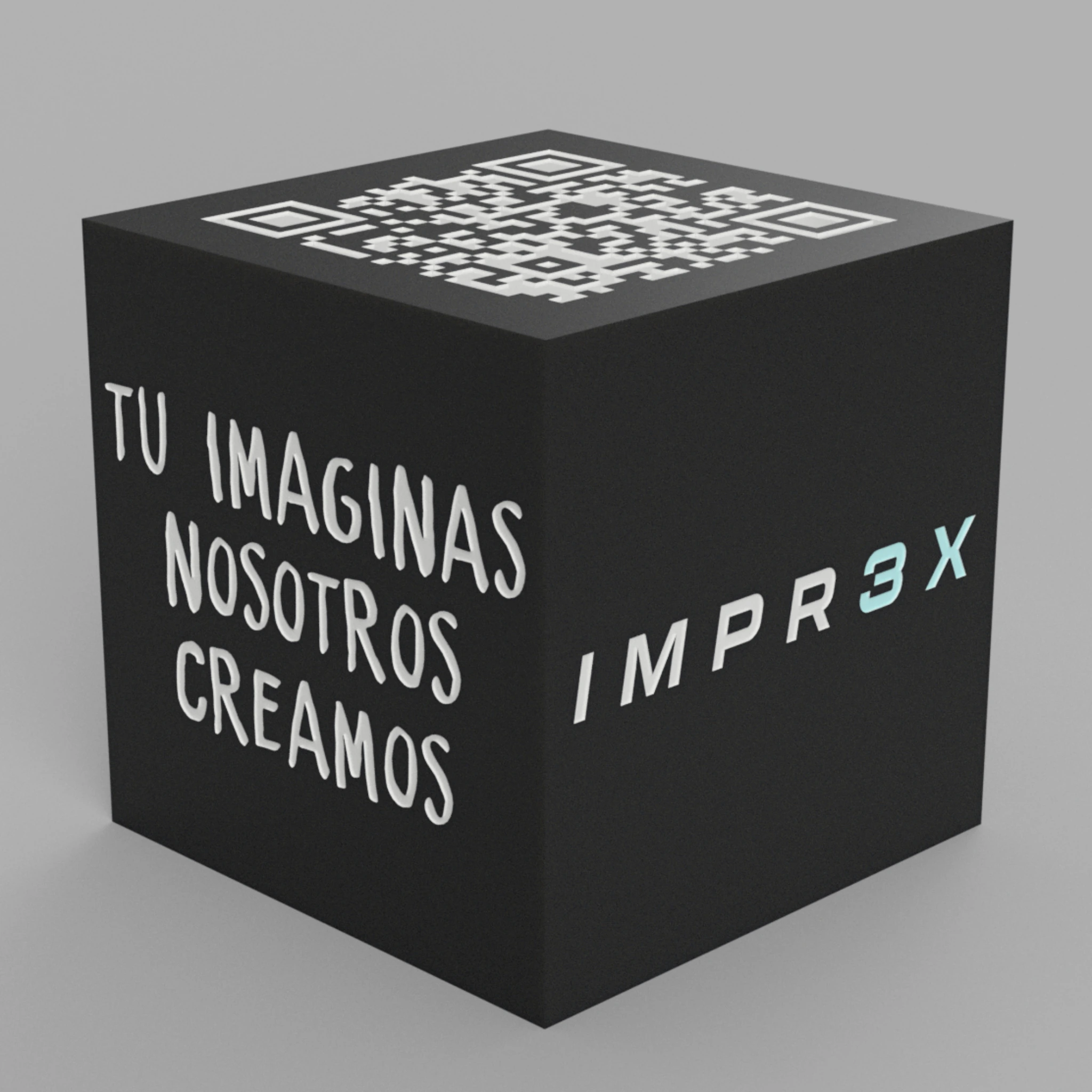 Cubo con QR personalizado hostelería