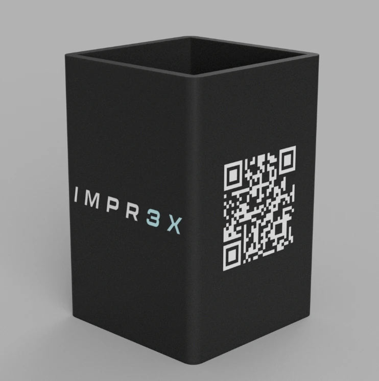 Servilletero personalizado con QR para hostelería IMPR3X