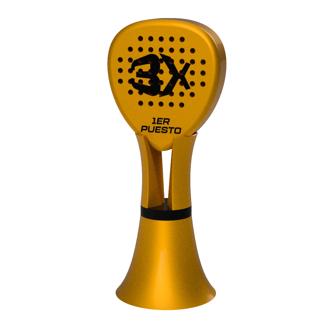 Trofeo personalizado pala pádel